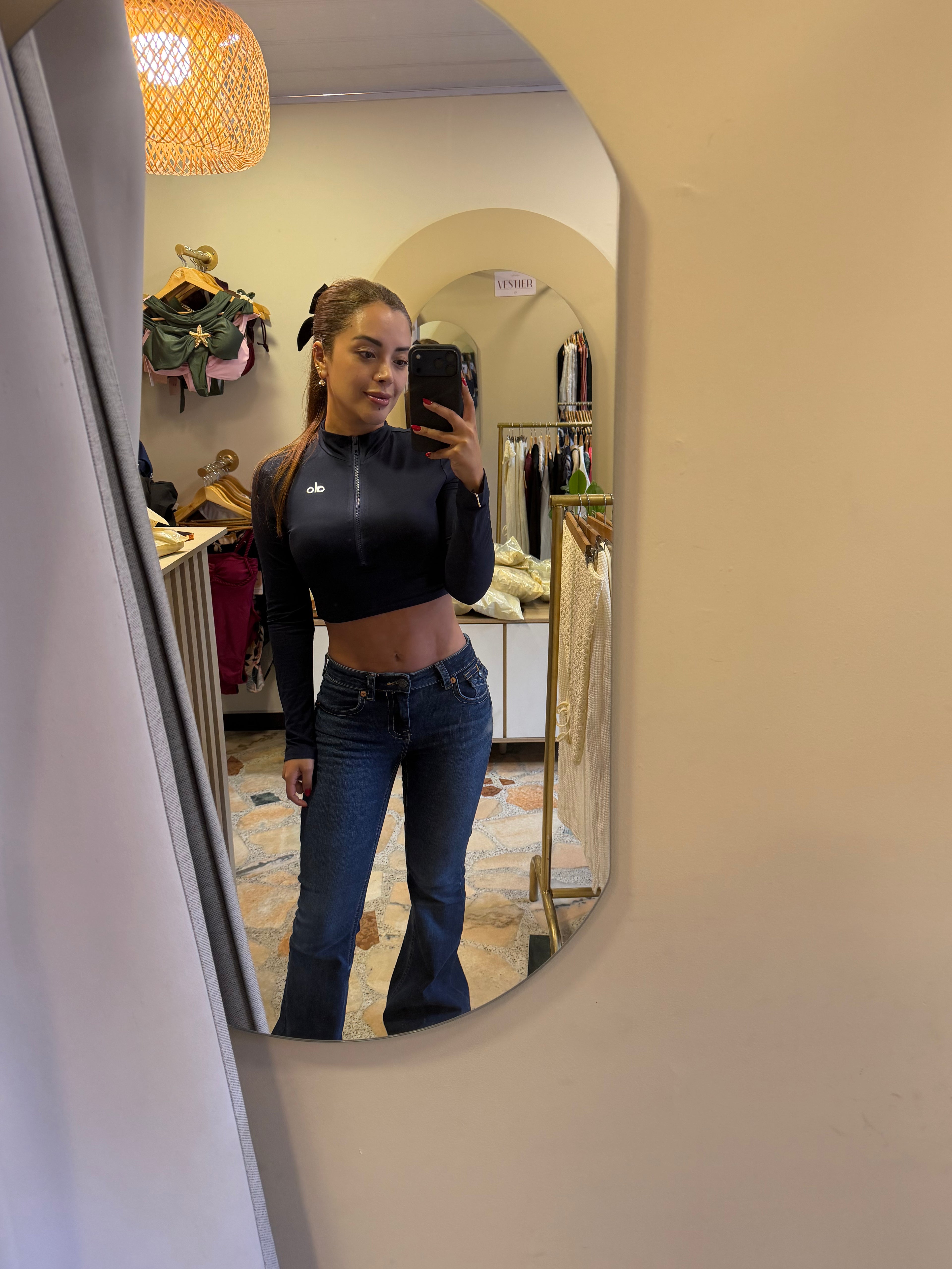 CHAQUETA  ALO MUJER NEGRA