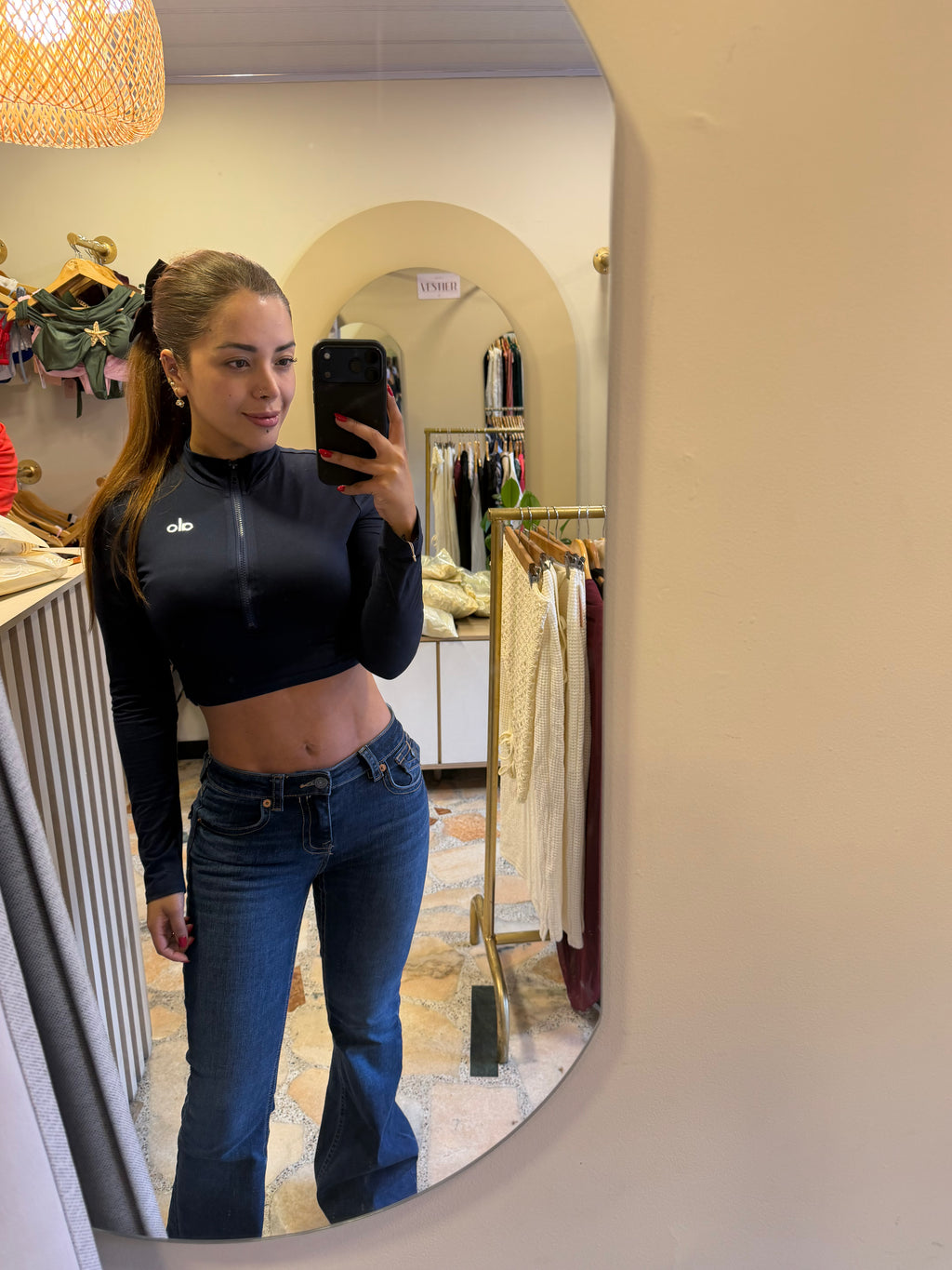 CHAQUETA  ALO MUJER NEGRA